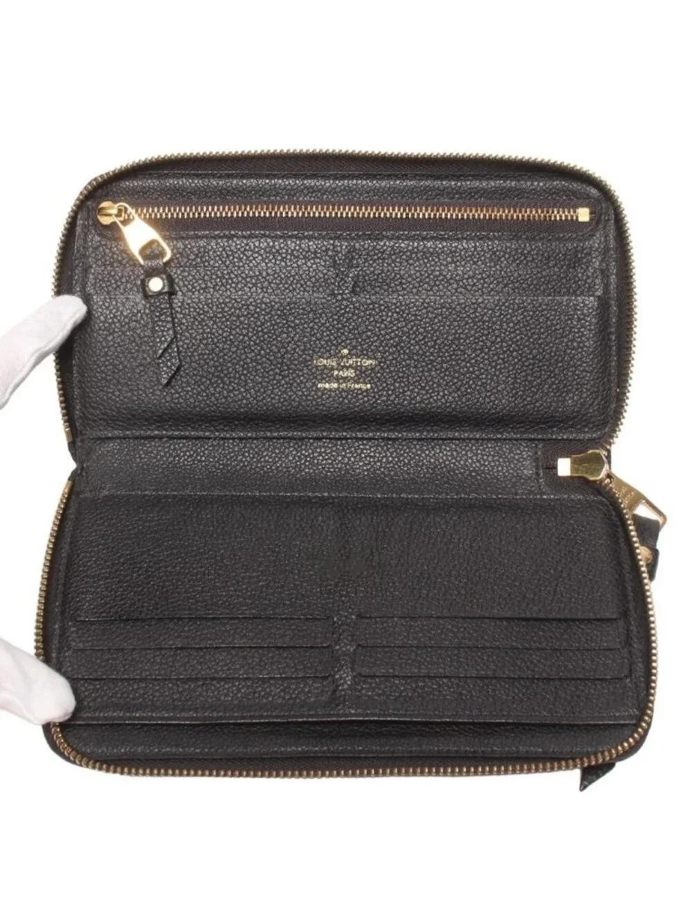 Louis Vuitton Zip Around Wallet Portefeuille Monogram Empreinte